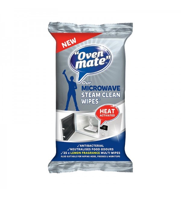Oven Mate Microwave Wipes PK25