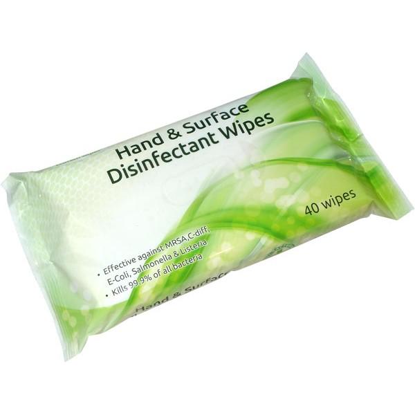 Hand & Surface Wipes PK40
