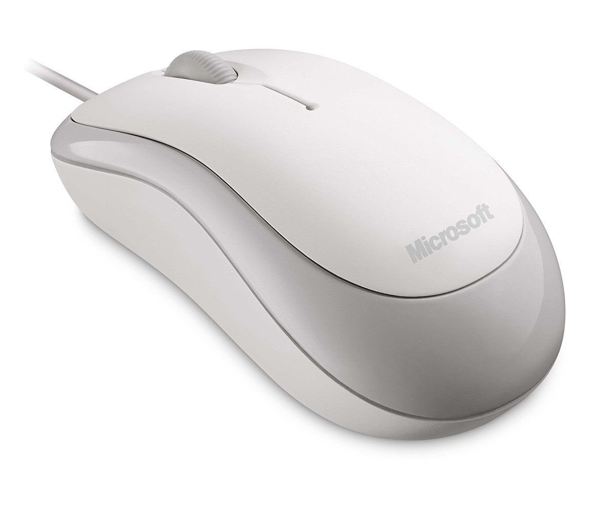 Basic Optical White Business Mouse