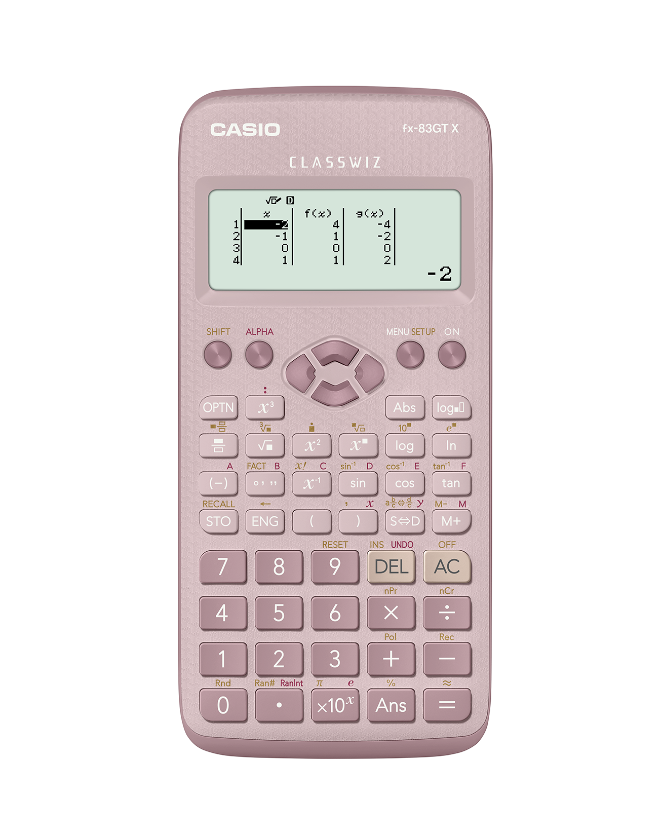 Scientific Calculator Casio FX-83GTX Scientific Calculator Pink FX-83GTX-DP-S-UH