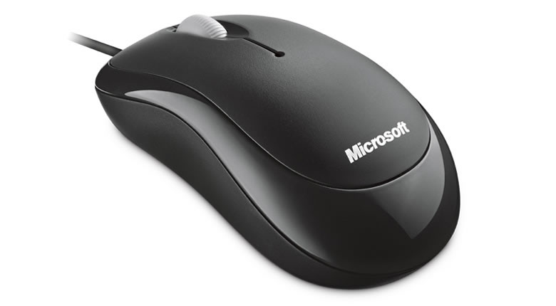 Optical Mouse Black Wired USB