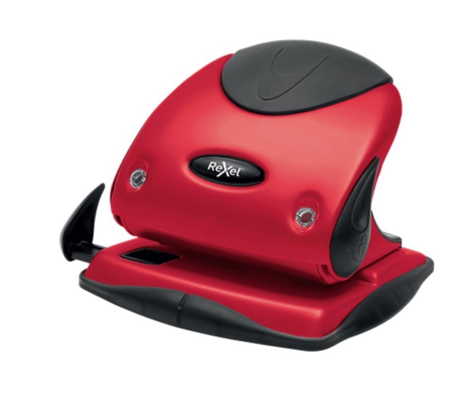 Rexel Choices P225 2 Hole Punch Red