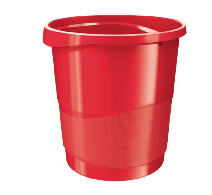 Rexel Choices Waste Bin Red