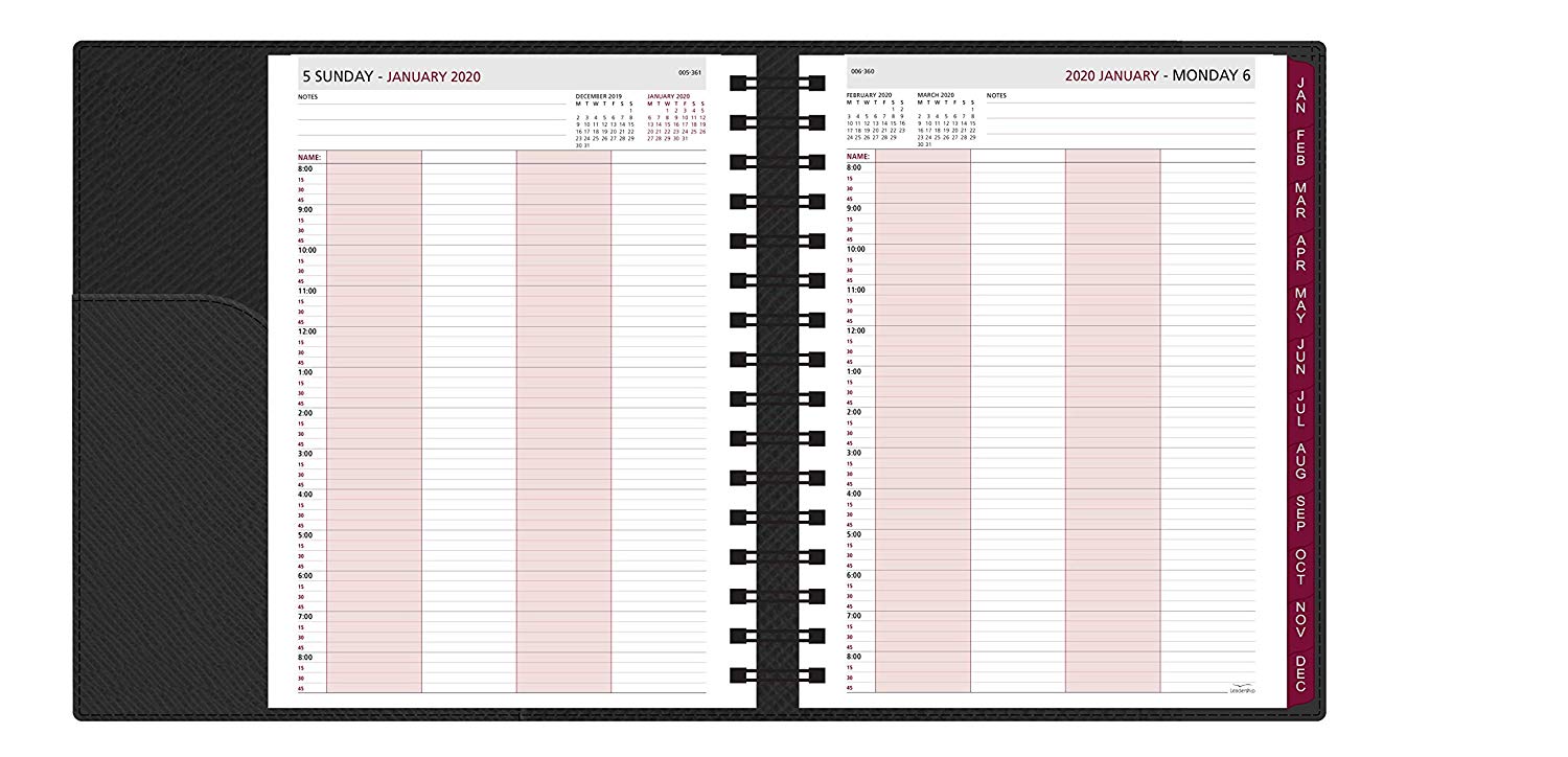 Collins A4 Lship Diary 4 Pers 2020 BK