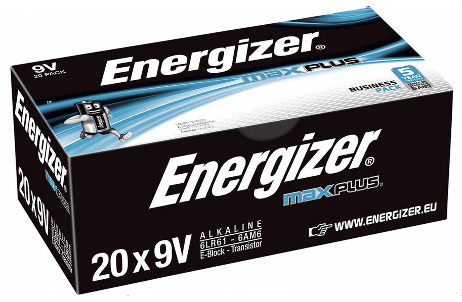 Energizer Max Plus 9V PK20