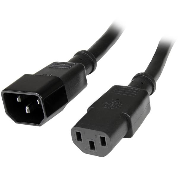 3 ft 14AWG Power Cord C14 to C13