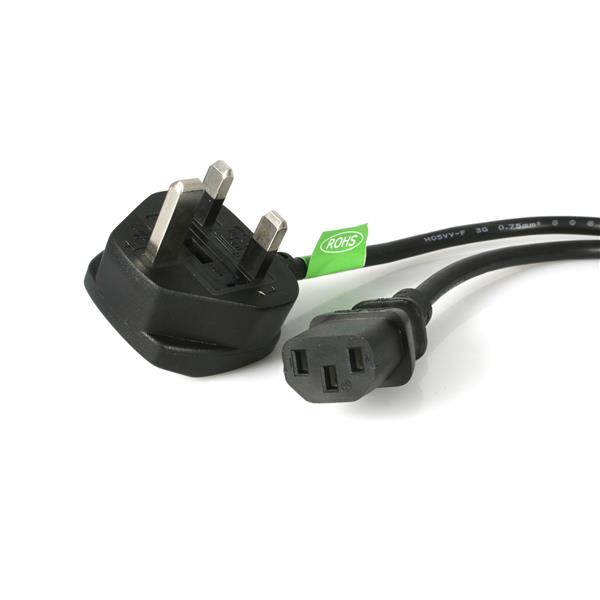 6 ft Standard UK Computer Power Cord