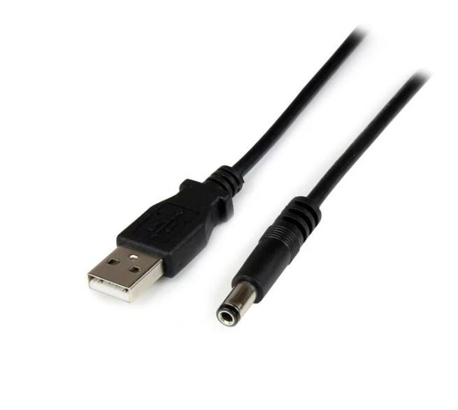 1m USB to 5.5mm DC Power Cable