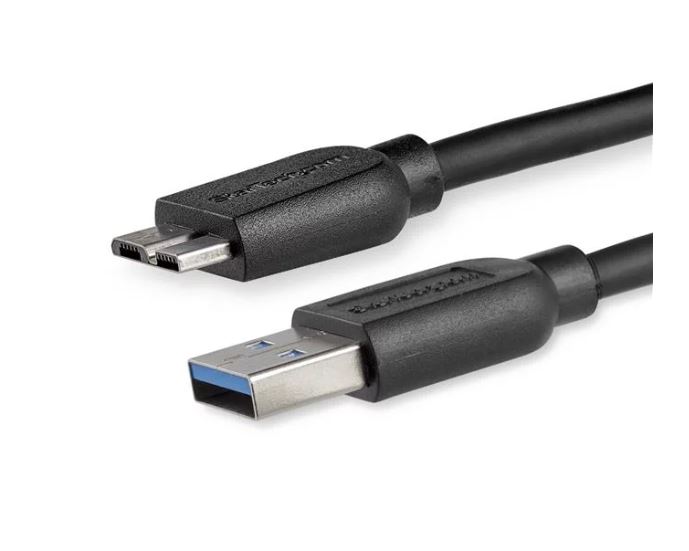2m Slim SuperSpeed USB 3.0 Micro B Cable