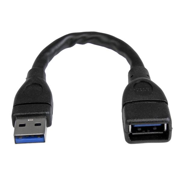 6in USB 3.0 A to A Extension Cable