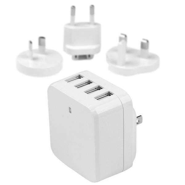 4 Port USB Wall Charger 34W 6.8A