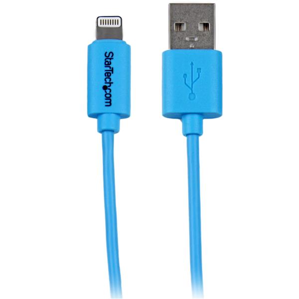 1m Blue Lightning to USB Cable