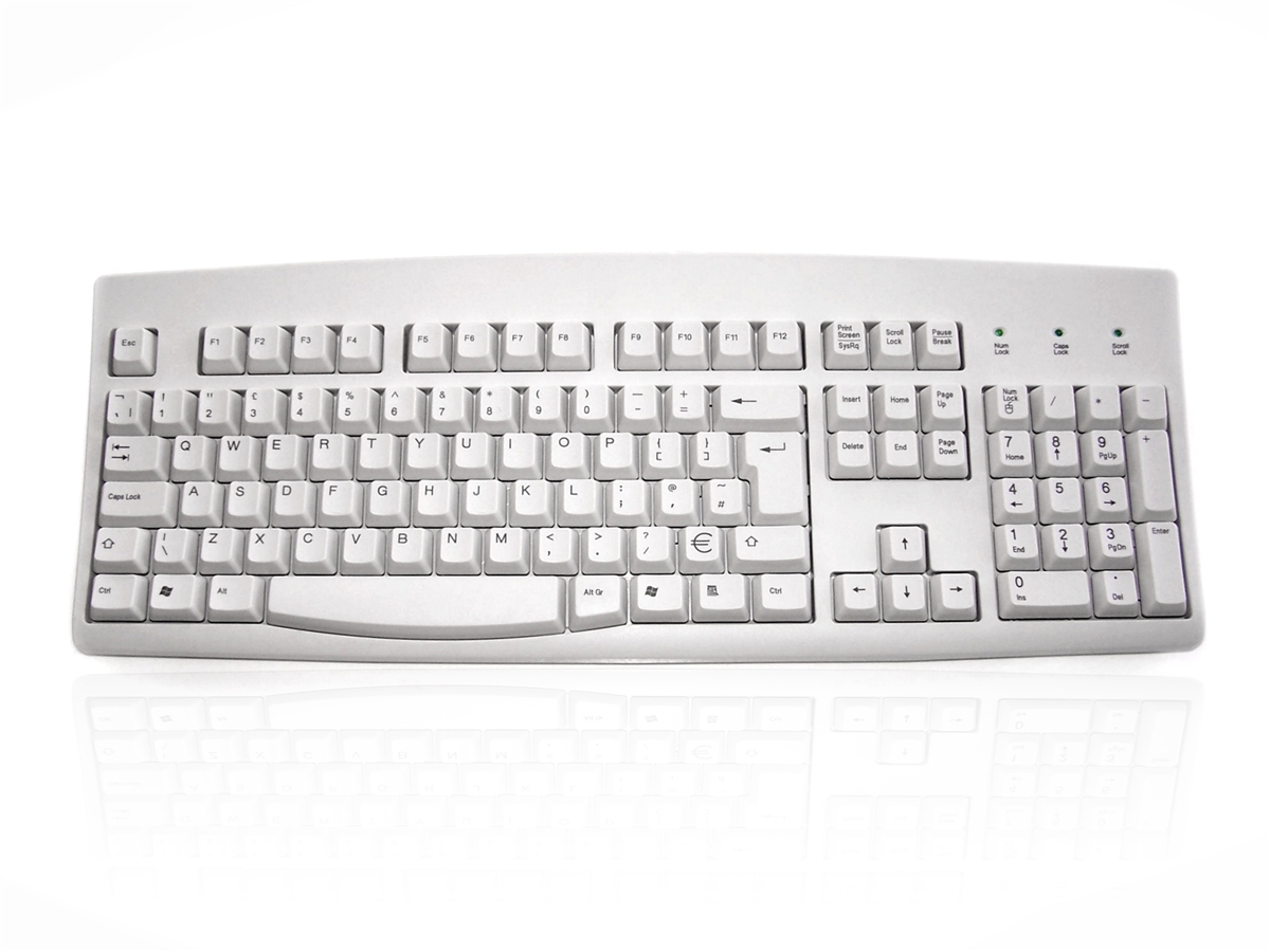Accuratus 260 USB White Keyboard