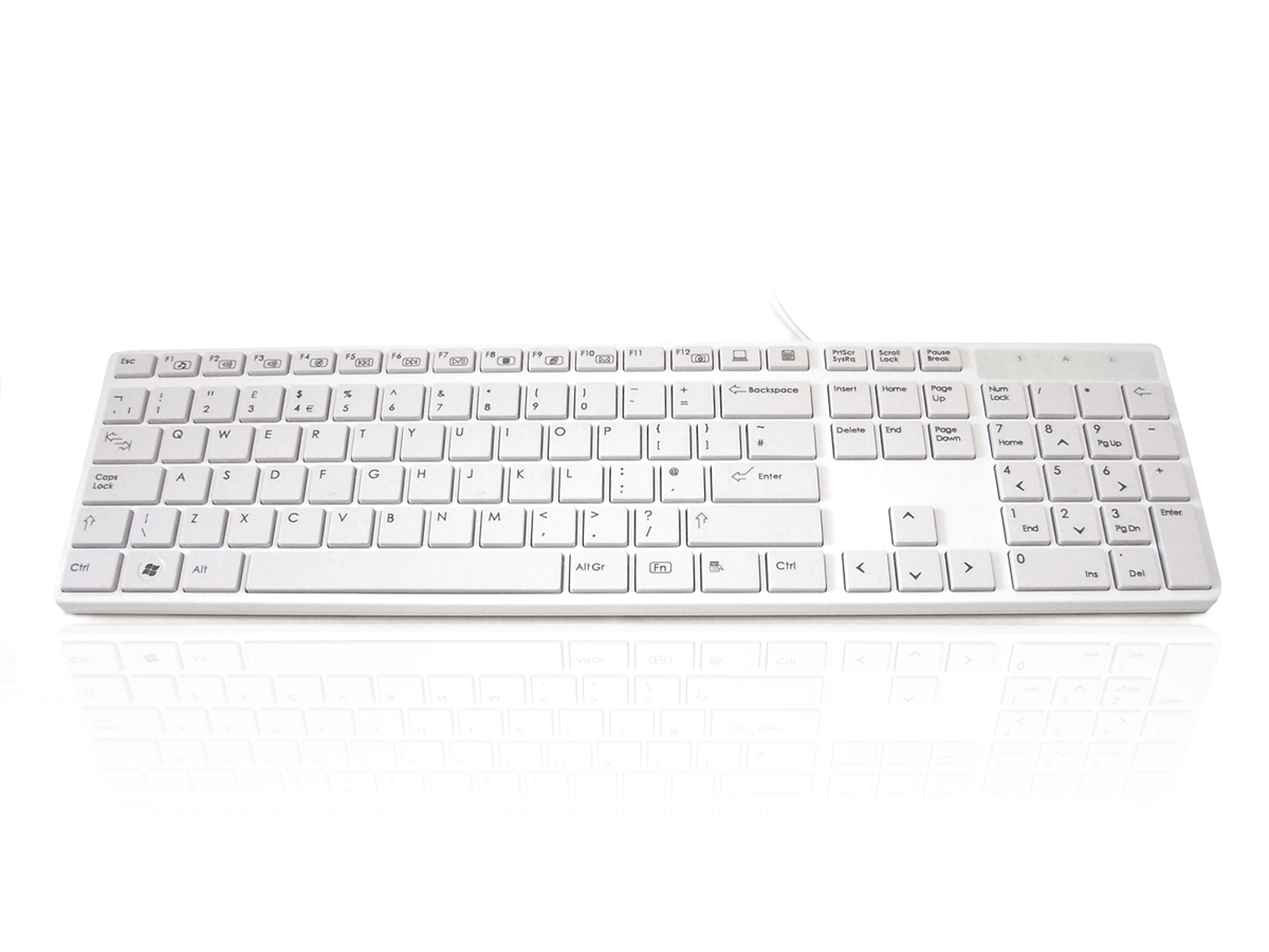 Accuratus 301 USB White Keyboard