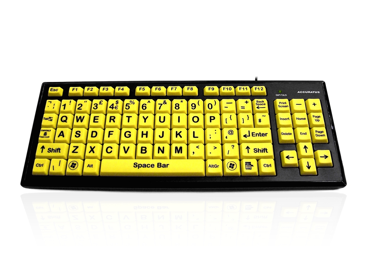 Accuratus Hi Vis Black with Yellow Keys Keyboard Review