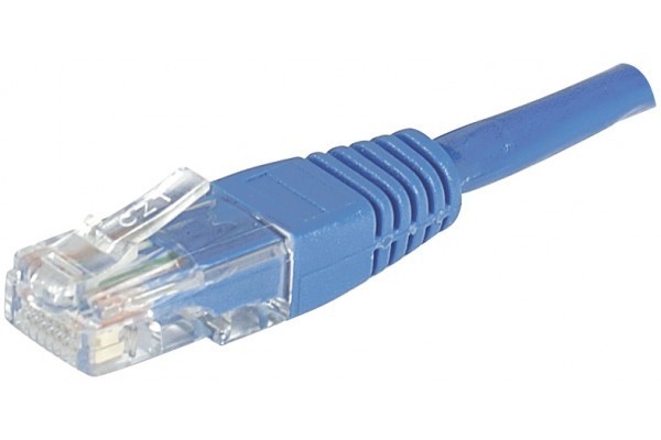 Cables / Leads / Plugs / Fuses EXC Patch Cable RJ45 U UTP cat.6 Blue 10M
