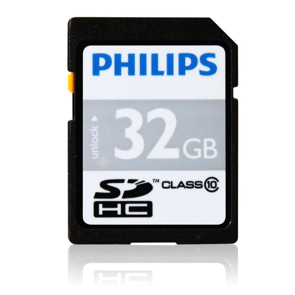 Philips 32GB CL10 MicroSDHC Card