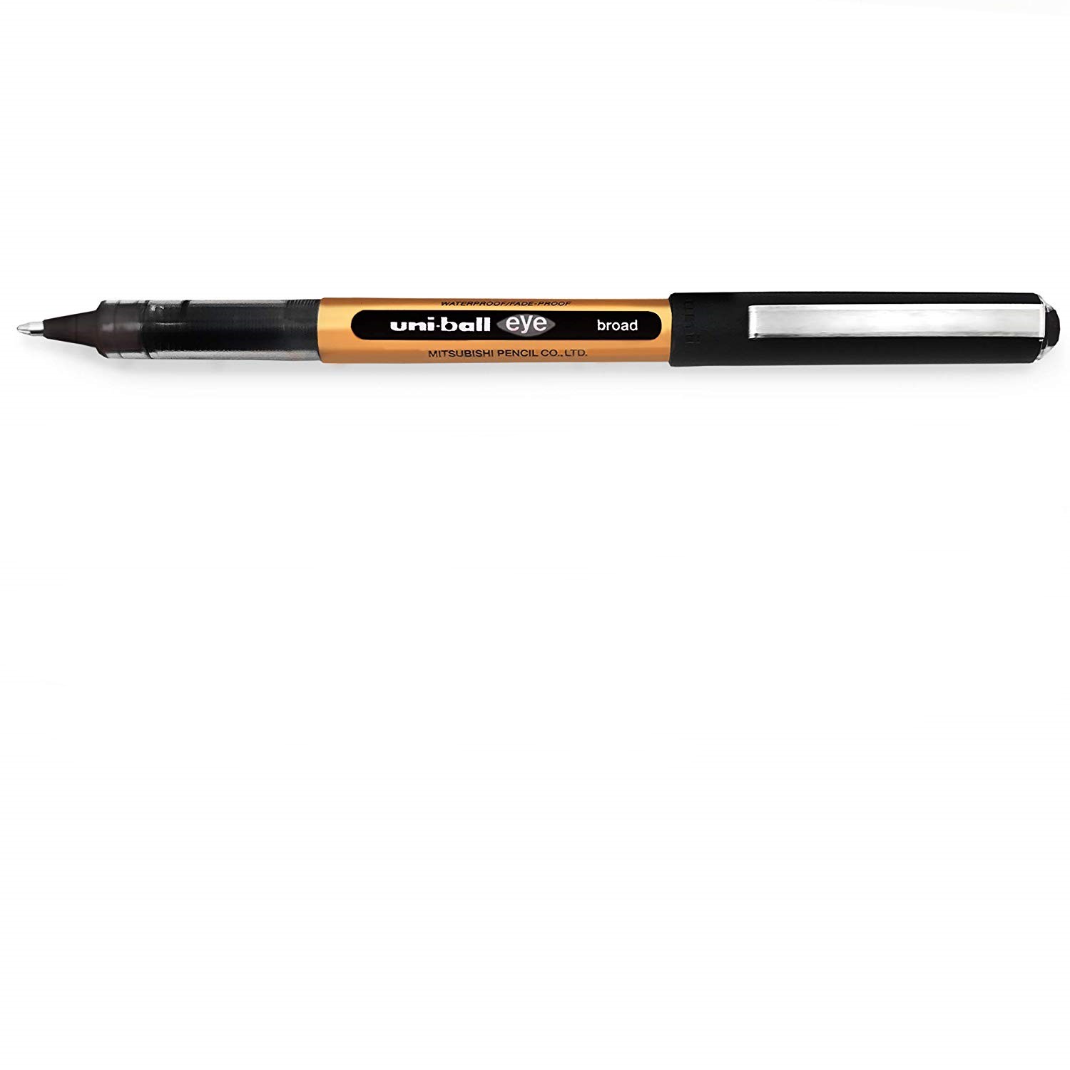 uni-ball EYE Broad UB-150-10 Rollerball Pen 1.0mm Tip Black (Pack 12) - 246959000