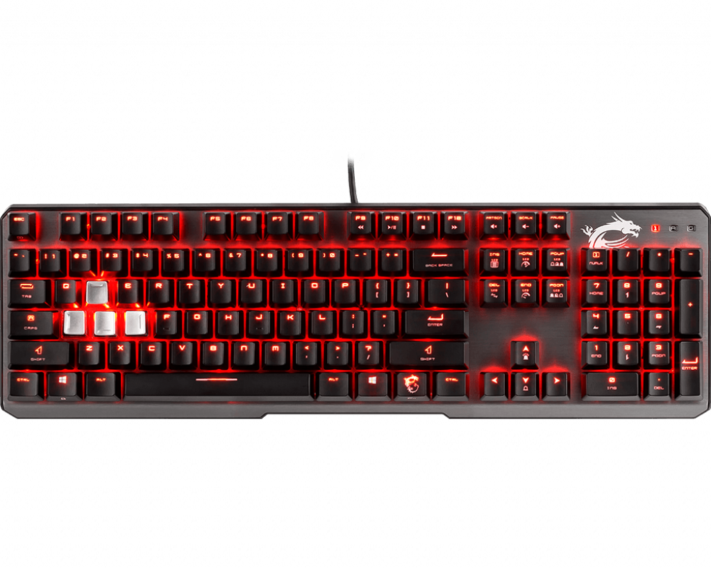 MSI Vigor GK60 Keyboard Cherry MX Red