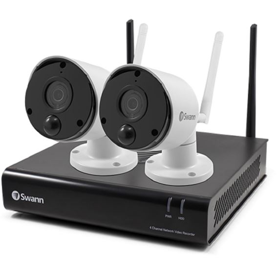 4 Channel Wifi NVR CCTV Kit 2 Cameras