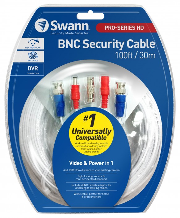 Swann Pro Series 30m BNC Coaxial Cable