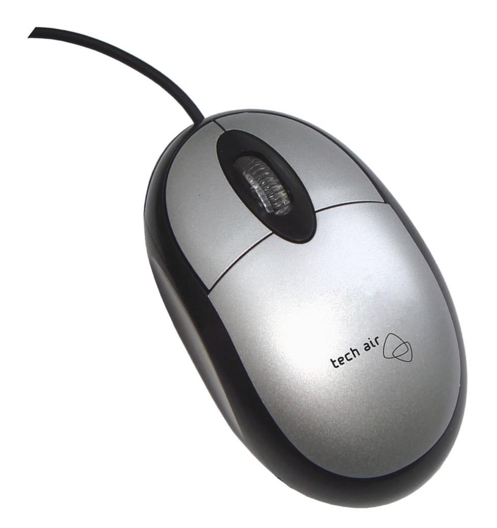 Tech Air USB optical mouse silver