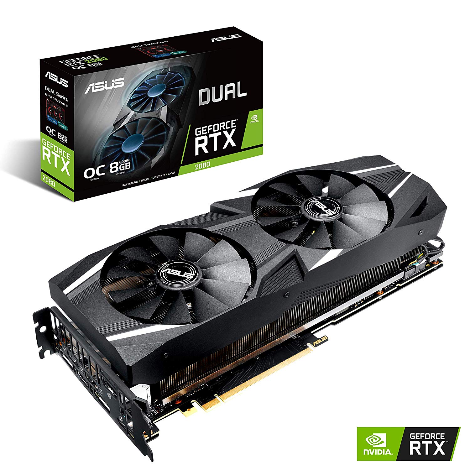 ASUS DUAL GEFORCE RTX 2080 8GB DDR6