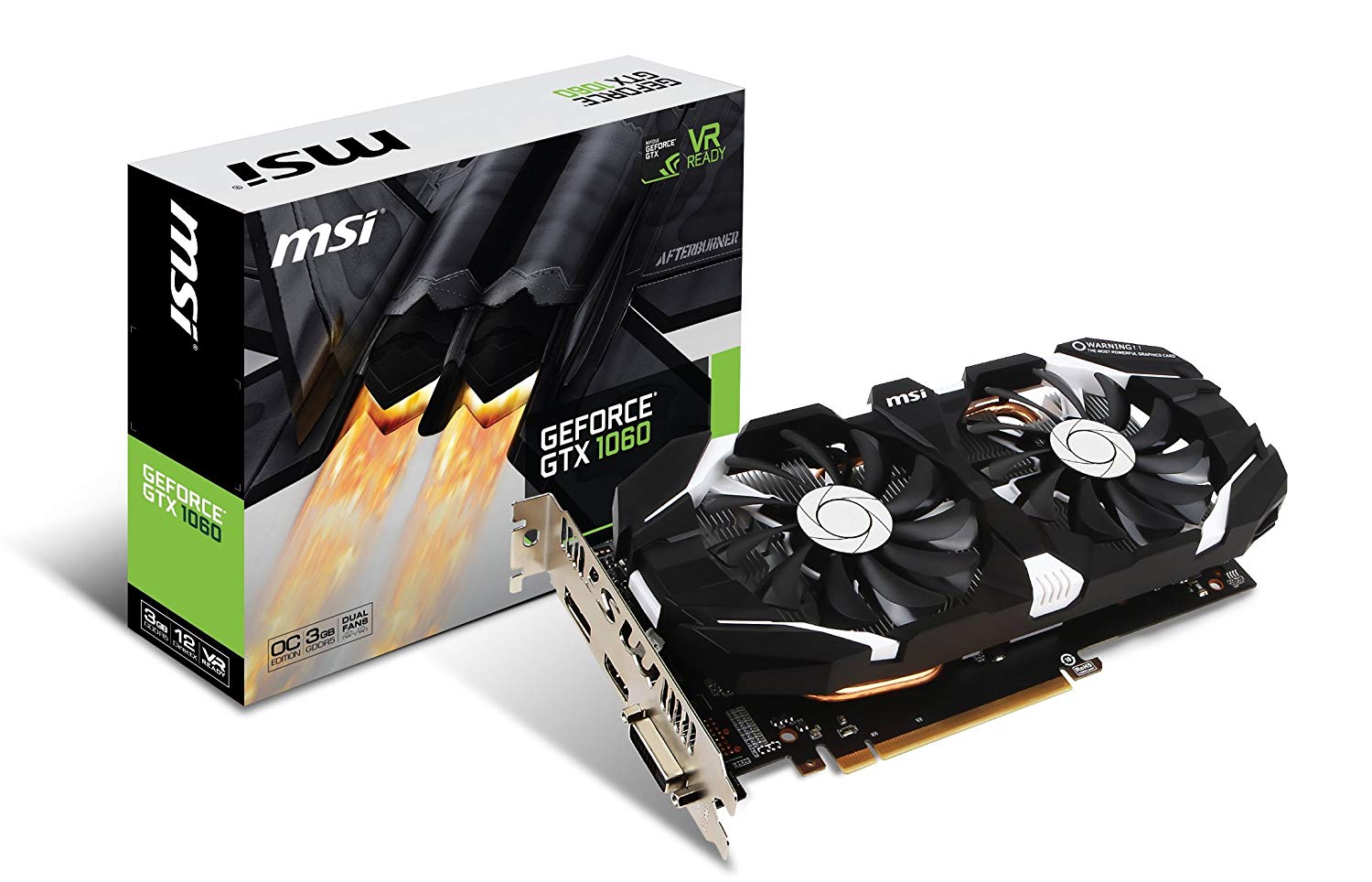 MSI GeForce GTX 1060 OC 3GB DDR5 PCIE