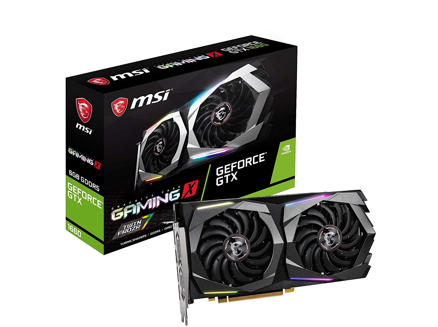 MSI GTX 1660 Gaming X 6GB DDR5 PCIE