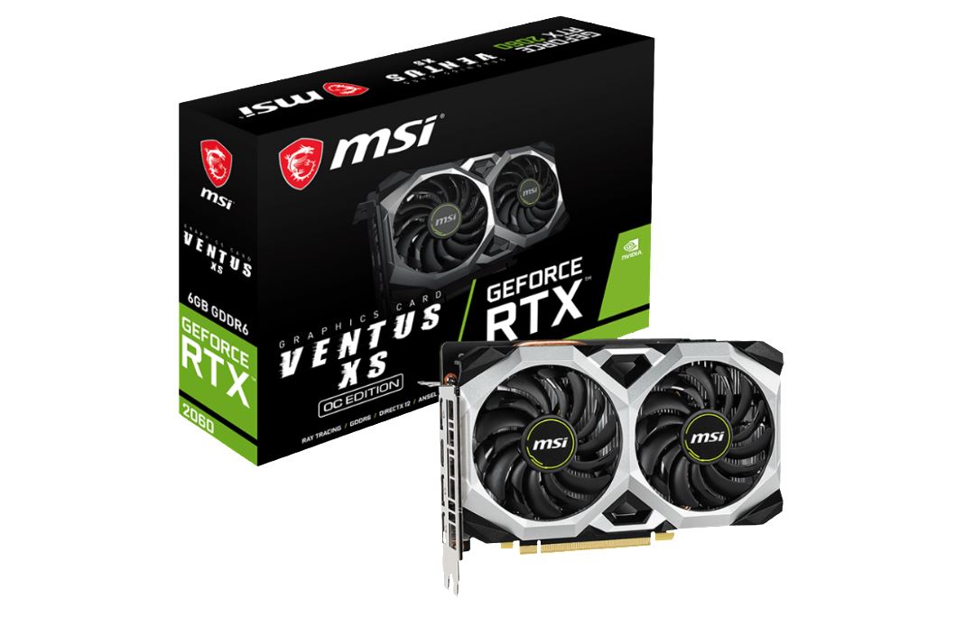 MSI RTX 2060 Ventus XS OC 6GB DDR6