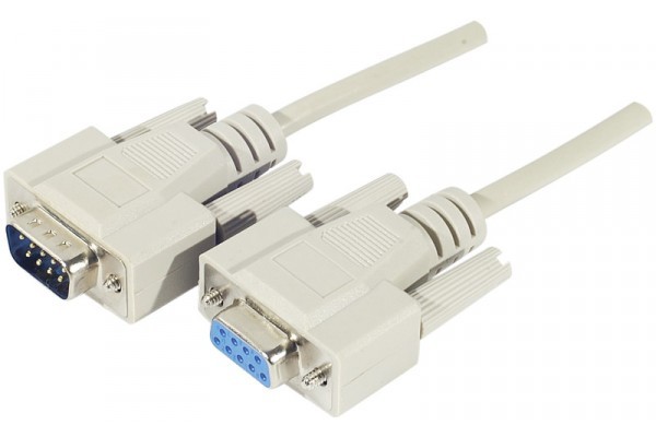 EXC 5m DB9 to DB9 Serial Cable White MF