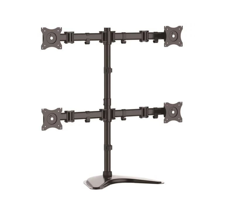 Heavy Duty Steel Quad Monitor Stand