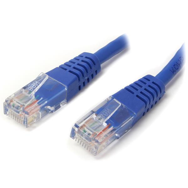 1ft Blue Molded Cat5e UTP Patch Cable