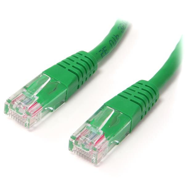1ft Green Molded Cat5e UTP Patch Cable