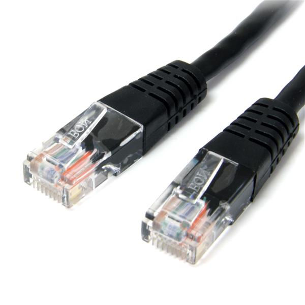 3m Black Molded Cat5e UTP Patch Cable