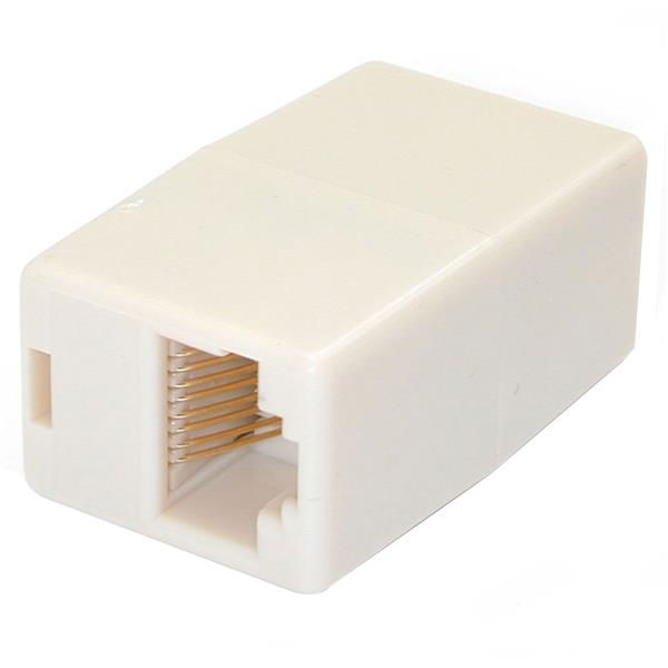 Cat5e RJ45 Modular Inline Coupler Beige