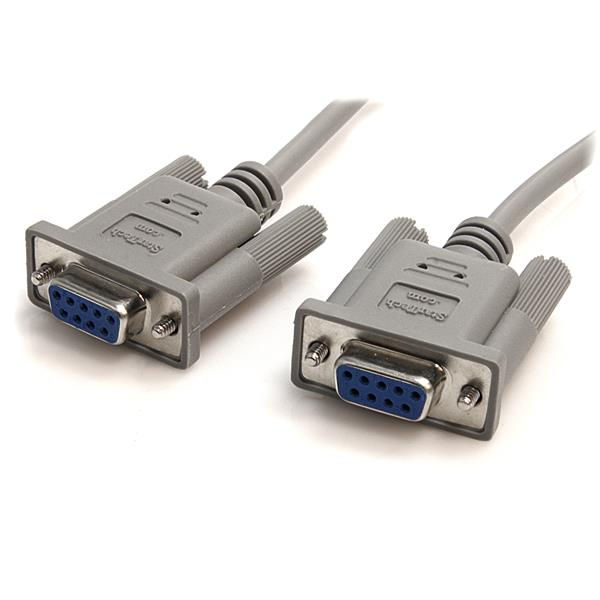 3m DB9 RS232 Serial Null Modem Cable FF