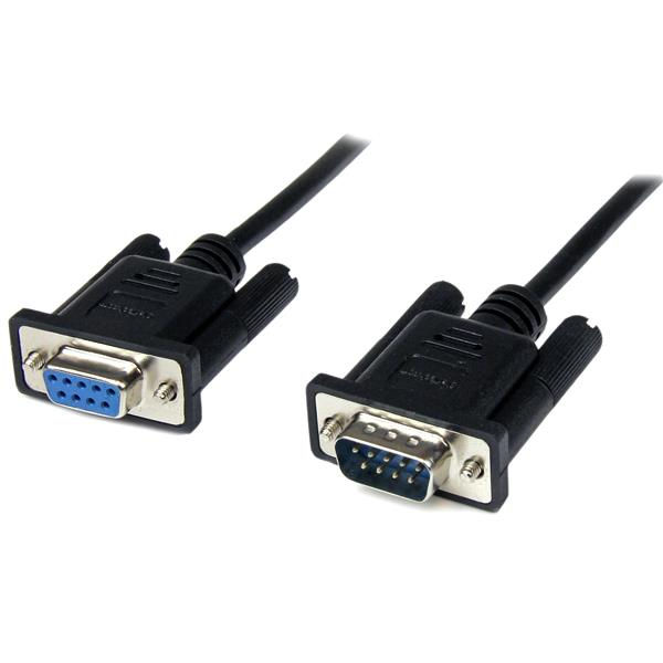 2m DB9 RS232 Serial Null Modem Cable FM