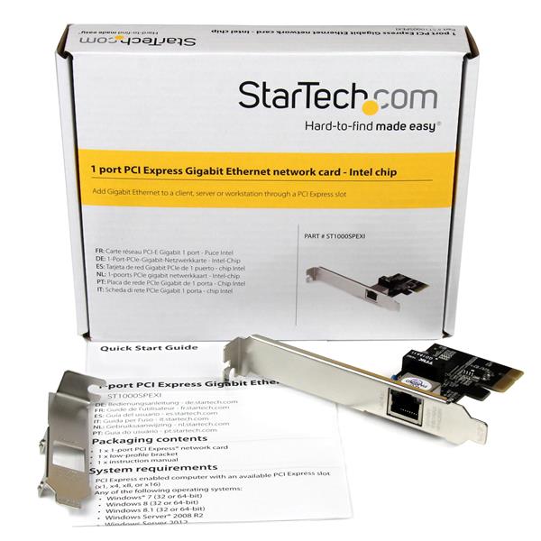 Startech 1 Port GB Ethernet Network Card PCIe