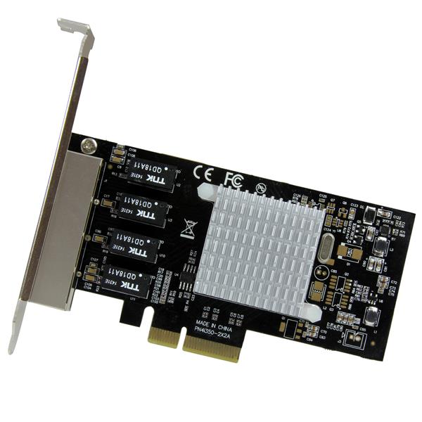 Startech 4 Port Gbit Ethernet Network Card PCIe