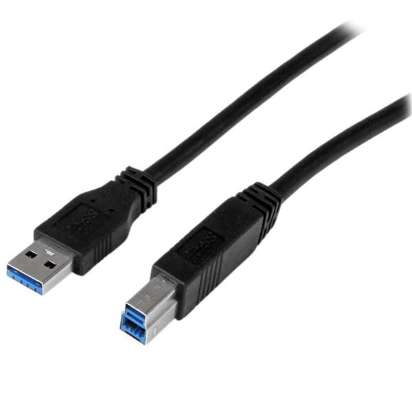 1m Cert SuperSpeed USB 3.0 A to B Cable