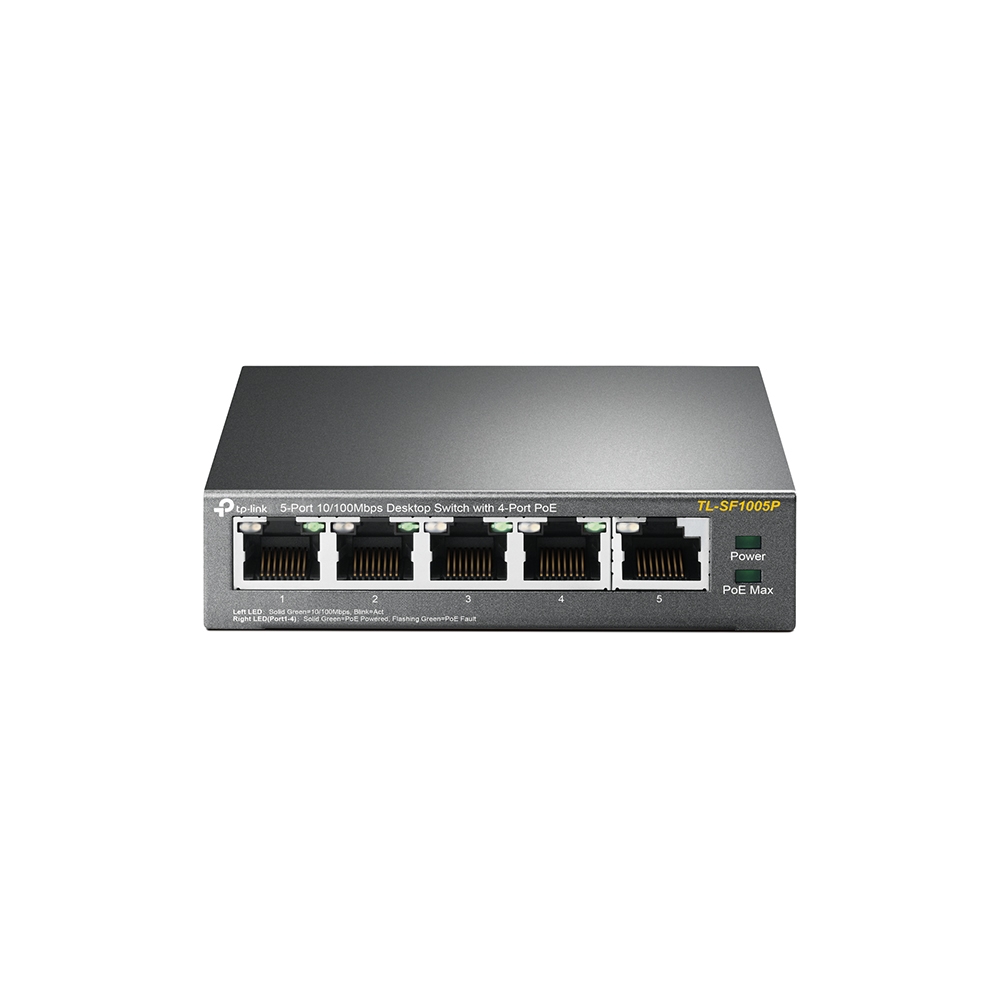 5 Port Desktop Switch with 4 x PoE