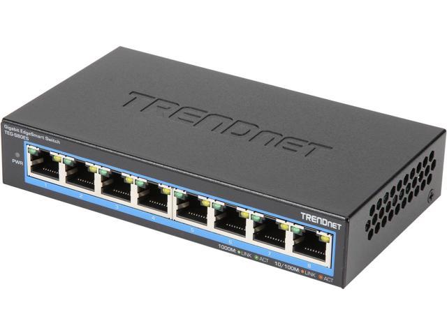 8 Port Gigabit Ethernet EdgeSmart Switch