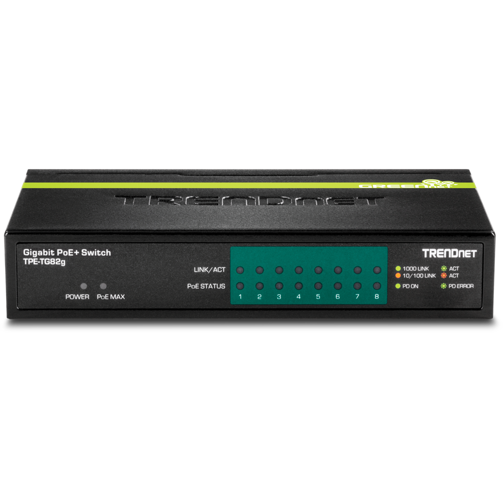 8 Port Gigabit PoE Unmanaged Switch