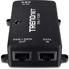 Gigabit Ehernet PoE Injector 48V