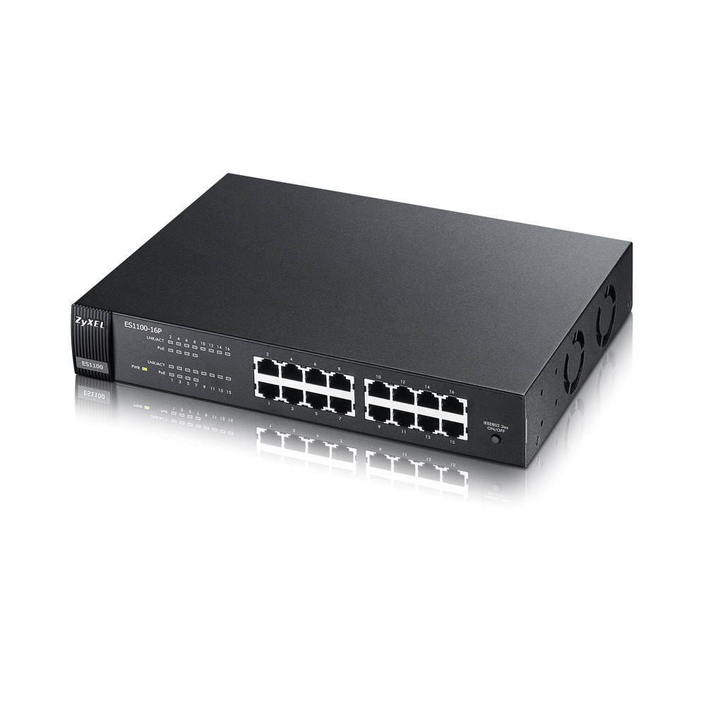 Zyxel 16 Port Unmanaged L2 PoE Switch