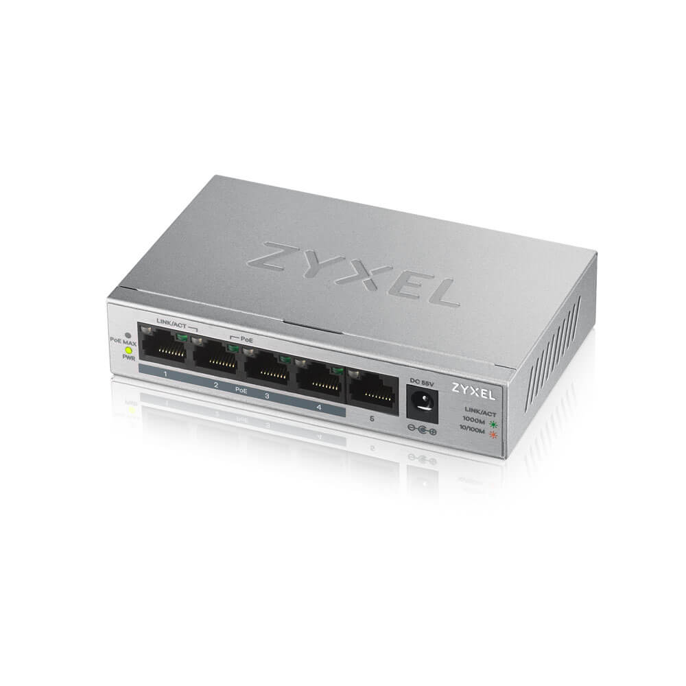 Zyxel 5 Port Gbit Unmanaged PoE Switch