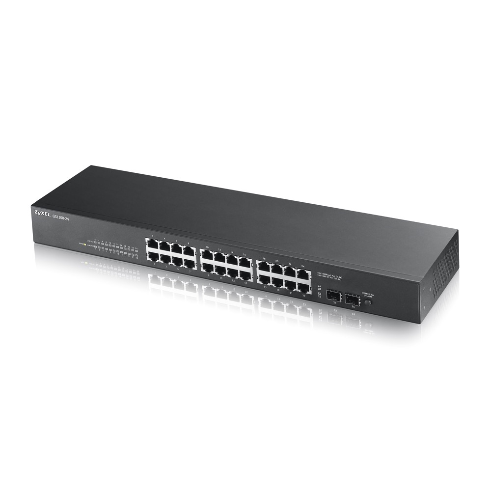 24 Port Gigabit Unmanaged Switch 2x SFP