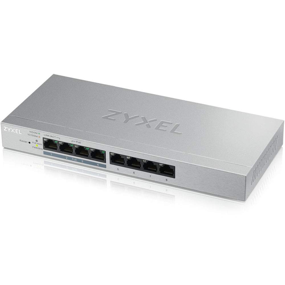 8 Port Web Managed PoE Gigabit Switch