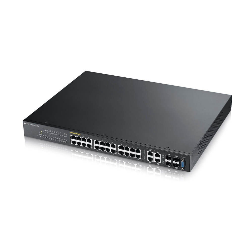 Zyxel 24 Port Gigabit L2 PoE Switch